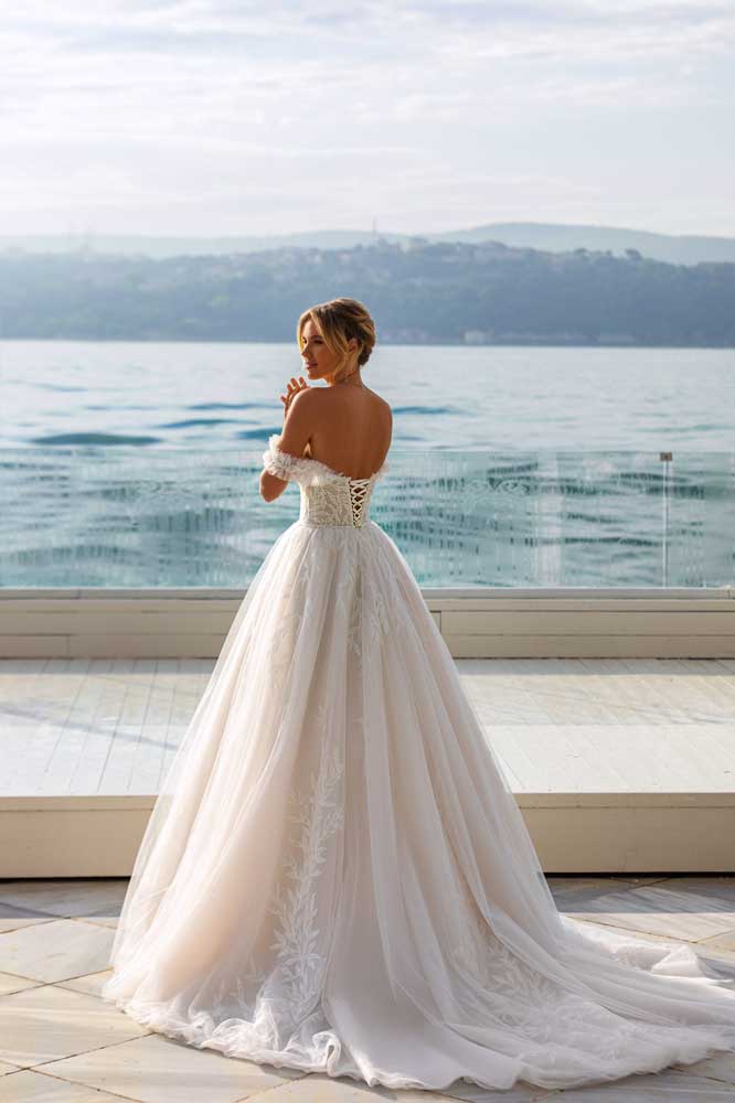 Vestido de Novia Rachel P86 - Corte Princesa 3 Vestido de Novia Rachel P86 - Corte Princesa 3